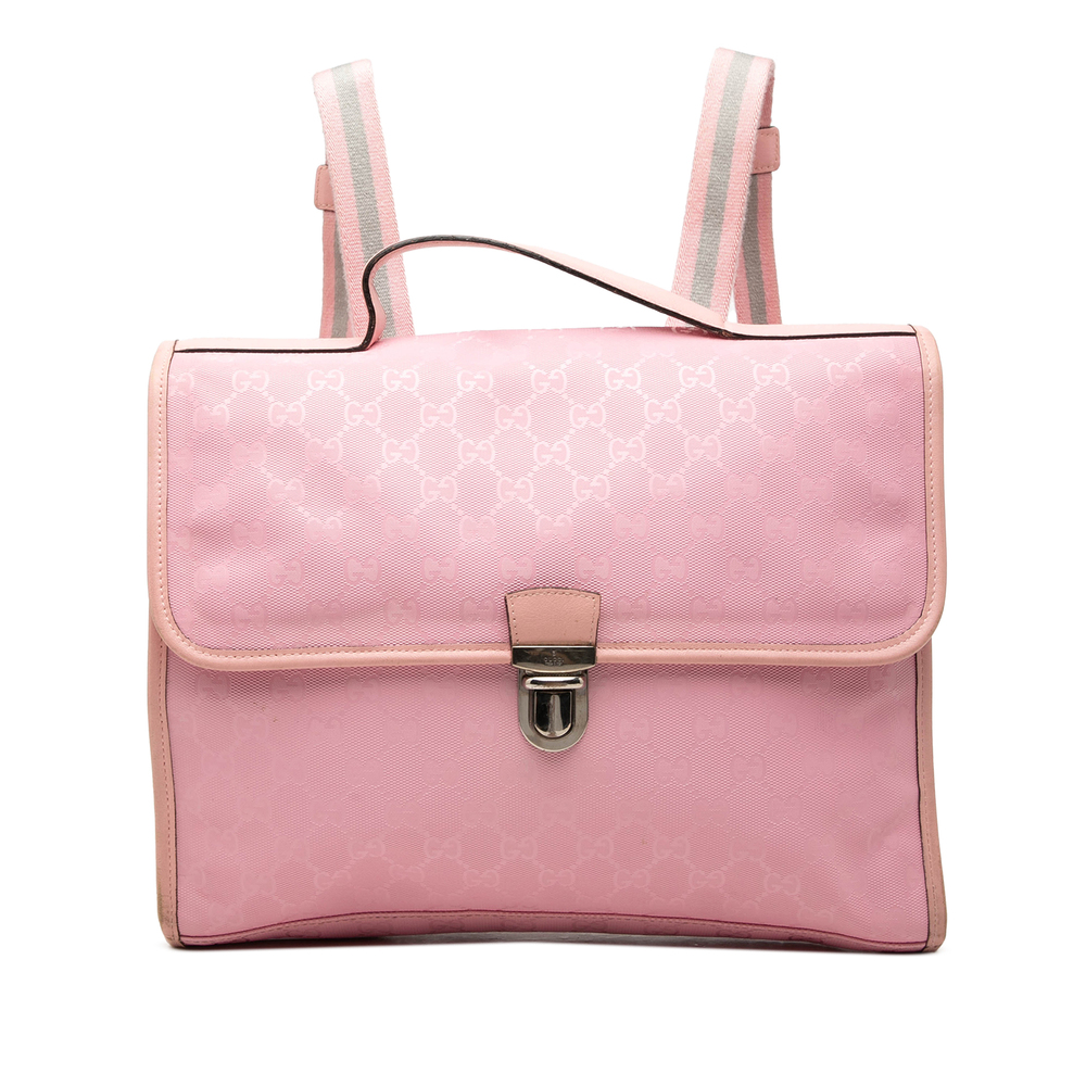 Pre-Loved Gucci GG Imprime Backpack